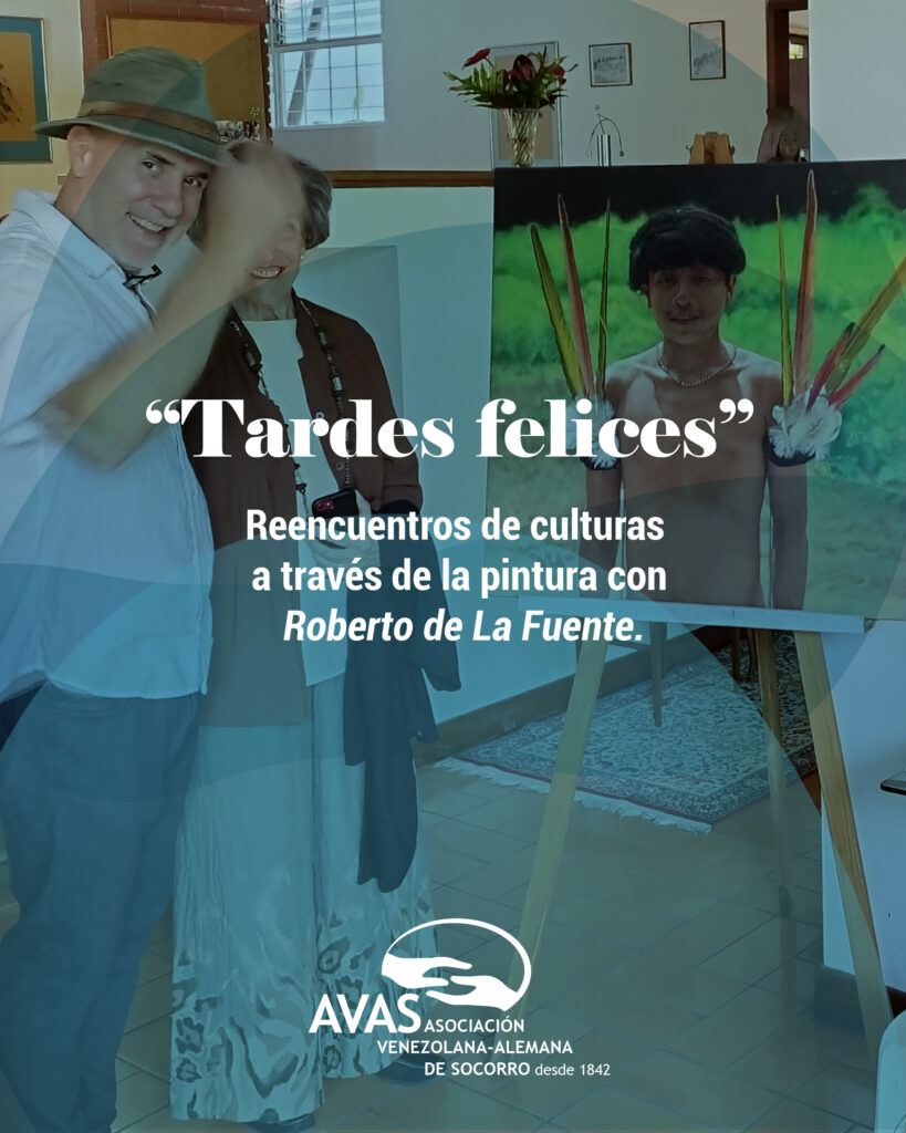 Tuvimos el placer de recibir en AVAS al arquitecto y Pintor Roberto de La Fuente