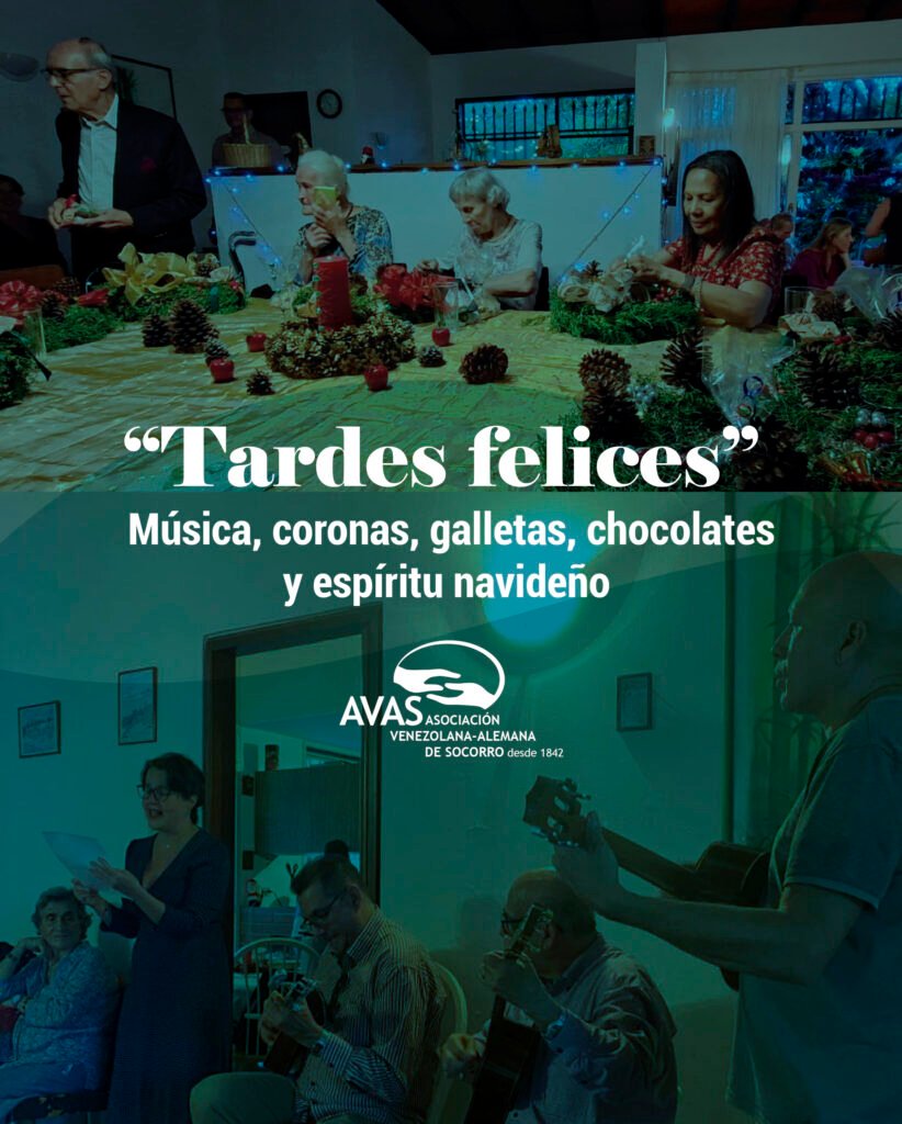 Coronas de adviento, ambiente navideño y mucha música en AVAS