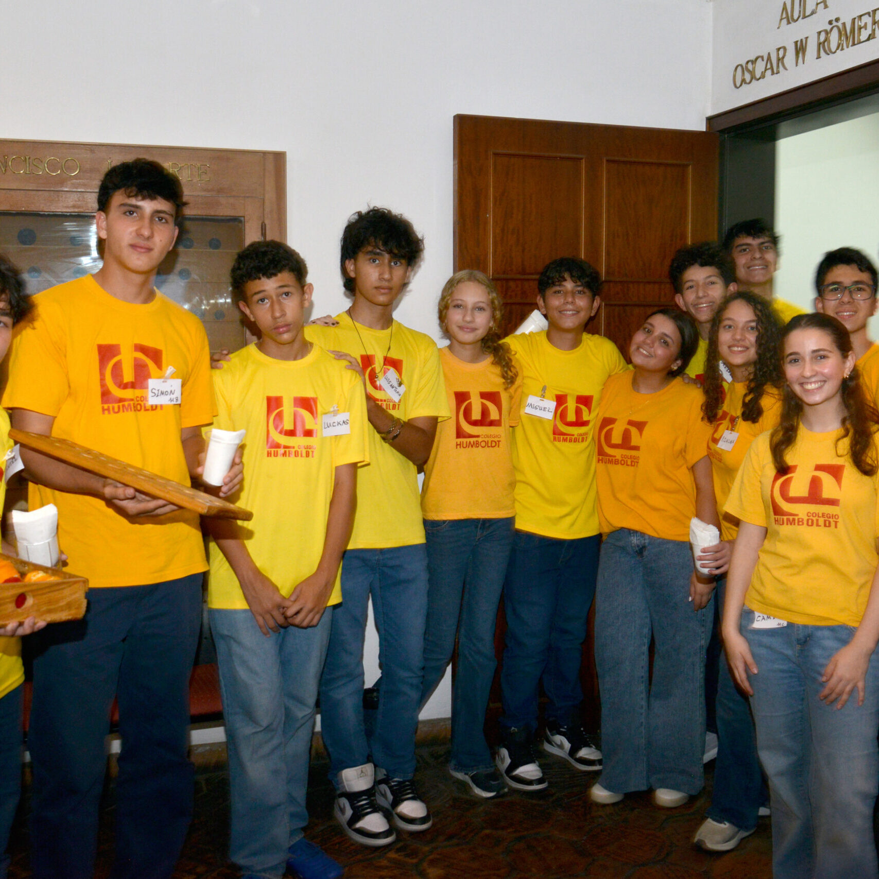 Equipo de voluntarios del colegio Humboldt